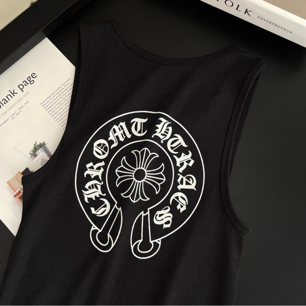 Chrome Hearts Horseshoe Logo Tank Dress Black - Picture 3 of 7